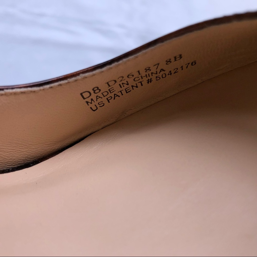 COLE HAAN Nike Air Sz 8 Patent Mary Jane Peeptoe - Picture 7 of 8